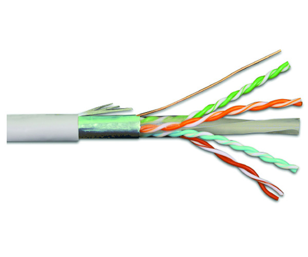 【清華同方ROTA六類屏蔽網線】6類4對（duì）屏蔽雙絞線 CC71004FP