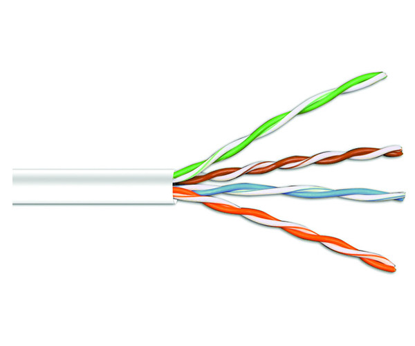 【清華同方ROTA超五類非屏蔽網線低（dī）煙無鹵】超5類4對低（dī）煙無鹵（lǔ）非屏蔽雙絞（jiǎo）線CC61004LH
